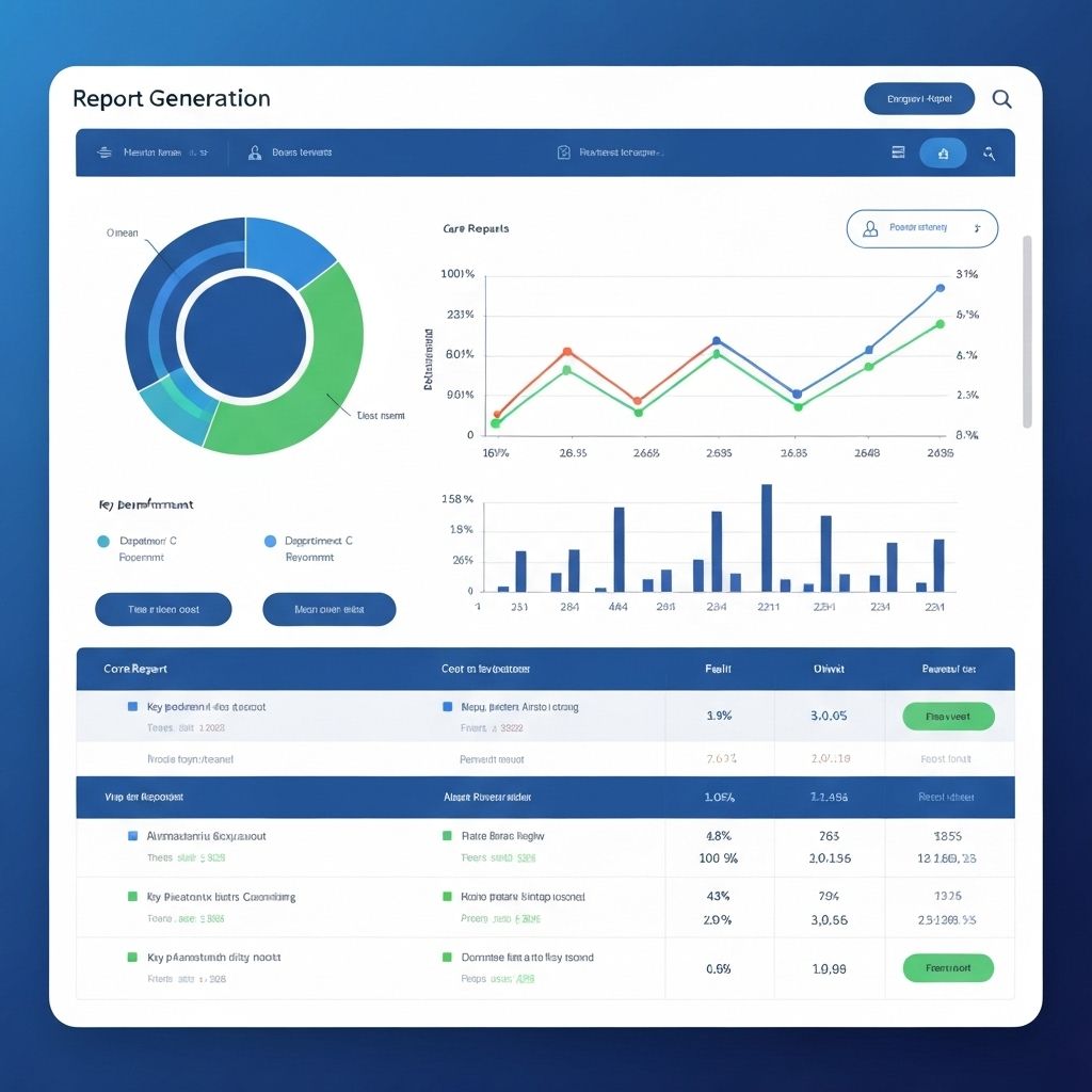 Automated report generation workflow
